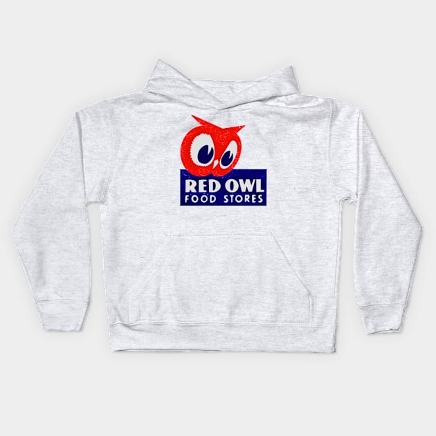 Red Owl Food Stores Classic Kids Hoodie by Morrow DIvision